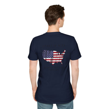 Freedom USA Flag T-Shirt – Great American Patriot Tee