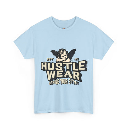 Vintage Angel Graphic T-Shirt – Hustle Wear Style, Casual Streetwear Tee, Unisex Cotton Top Cardinal Red