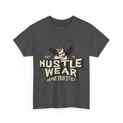 Vintage Angel Graphic T-Shirt – Hustle Wear Style, Casual Streetwear Tee, Unisex Cotton Top Cardinal Red